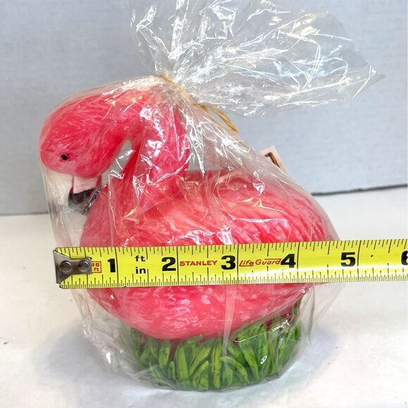 Pink Flamingo Bird Candle Tropical Florida Palm Island Home Décor Wax GIFT NWT - Picture 6 of 7